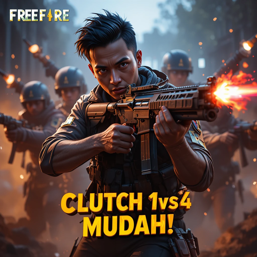 Clutch 1vs4 Free Fire 2025 Gampang Kalau Pakai Tips Ini
