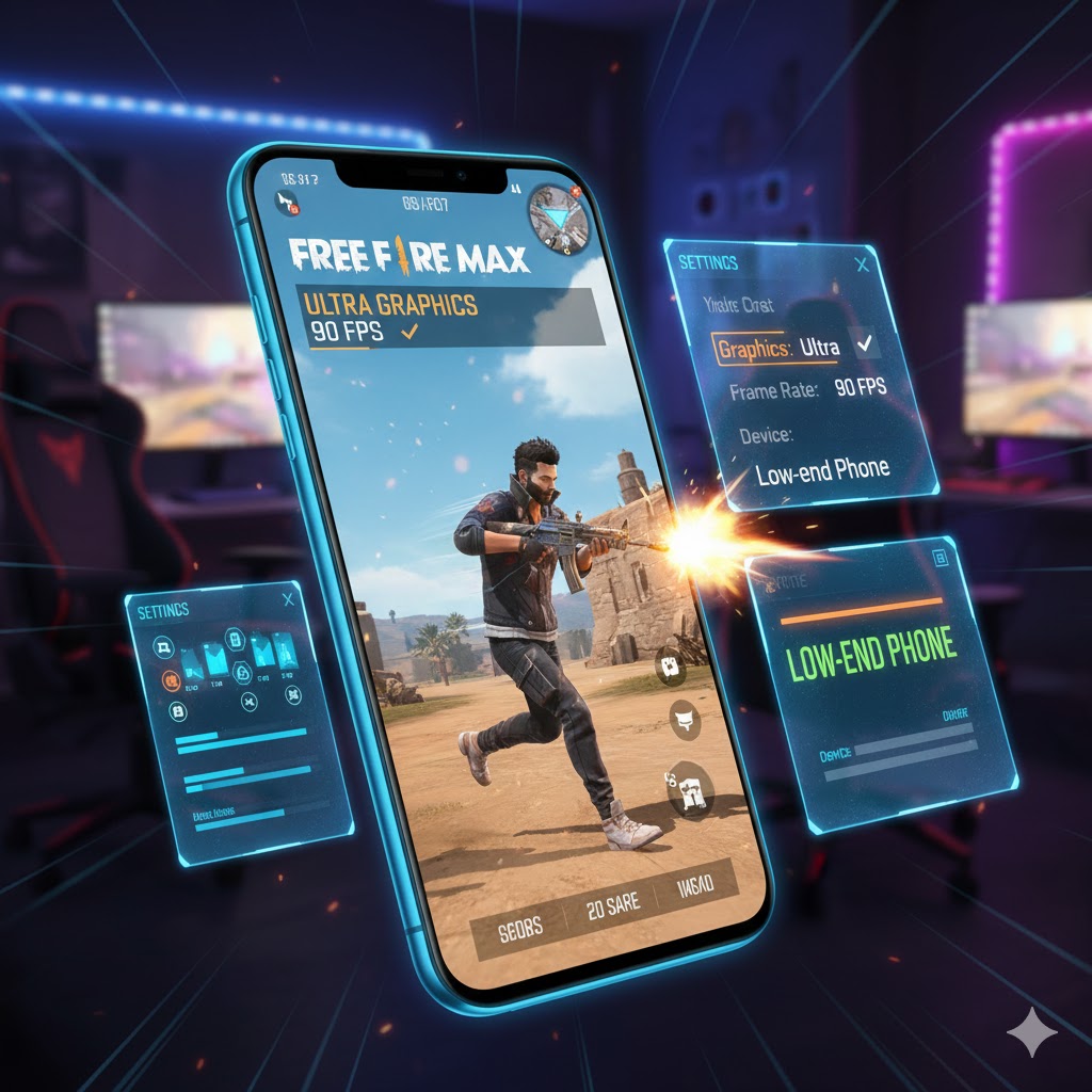 Free Fire Max Grafis Ultra: Setting HP Kentang Tetap Smooth 90 FPS!
