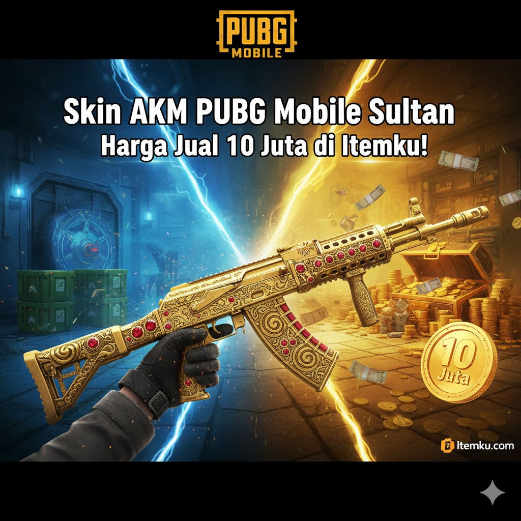 Skin AKM PUBG Mobile Sultan: Harga Jual 10 Juta di Itemku!