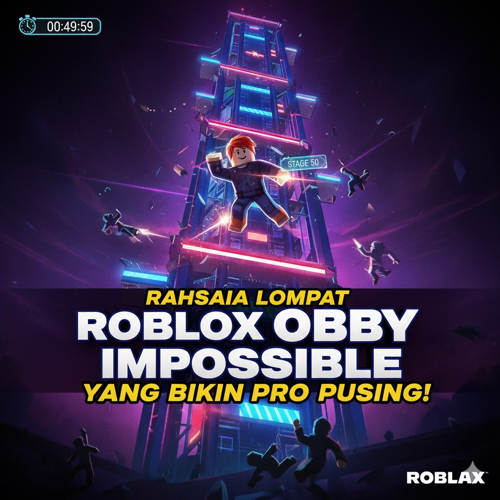 Roblox Obby Impossible: Rahasia Lompat Stage 50 yang Bikin Pro Pusing!