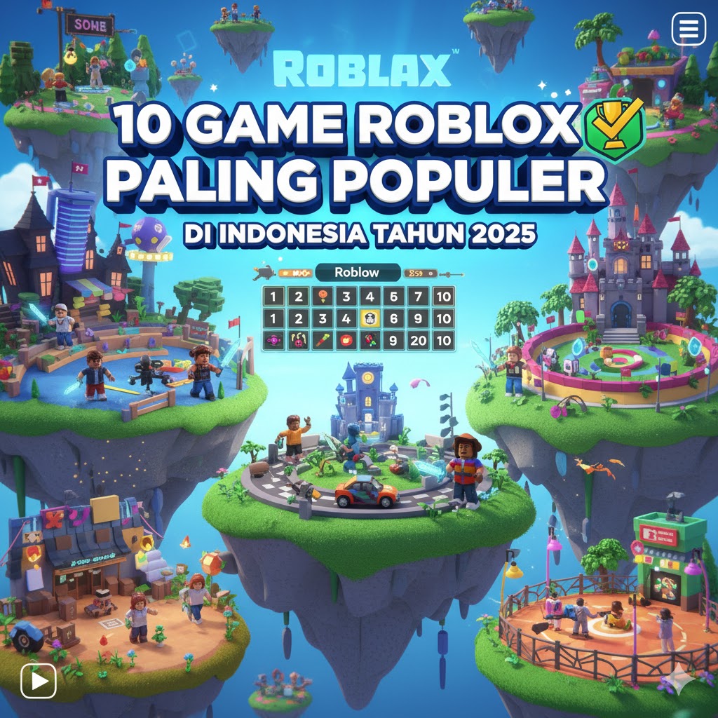 10 Game Roblox Paling Populer di Indonesia Tahun 2025