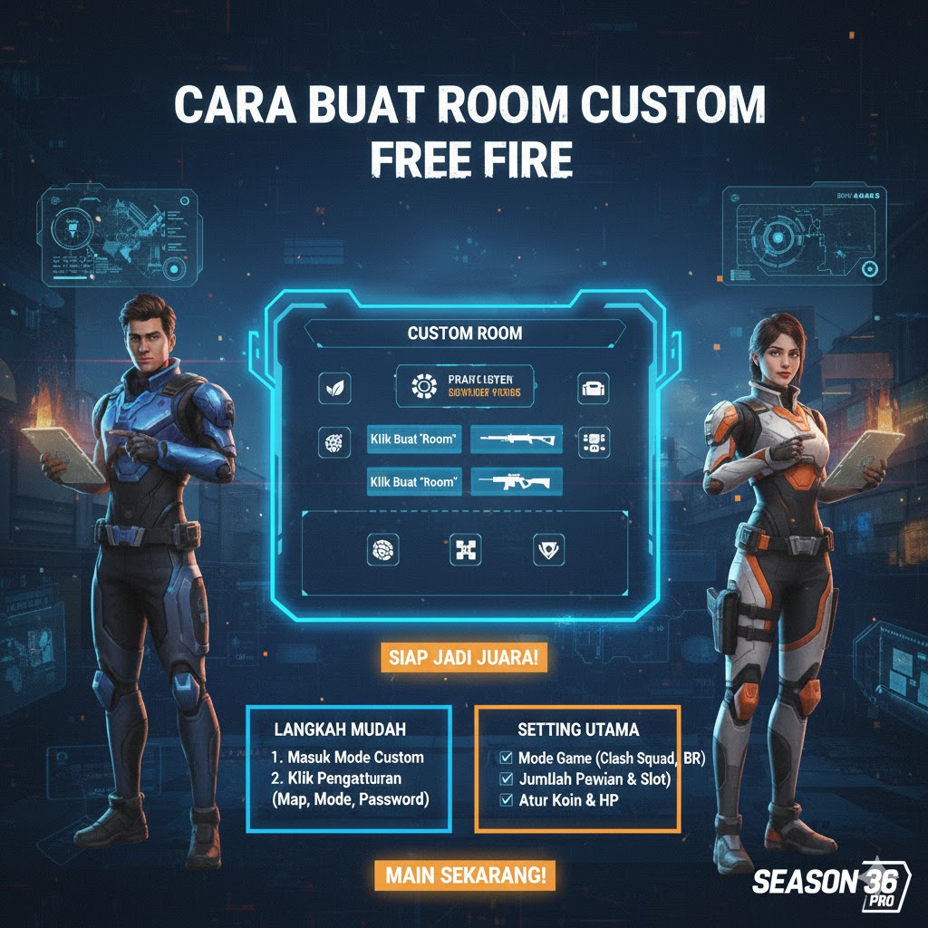 Cara Buat Room Custom Free Fire
