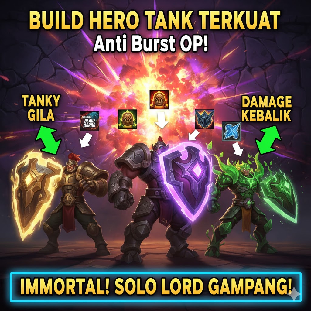 Build Hero Tank Terkuat Mobile Legends: Anti Burst OP!