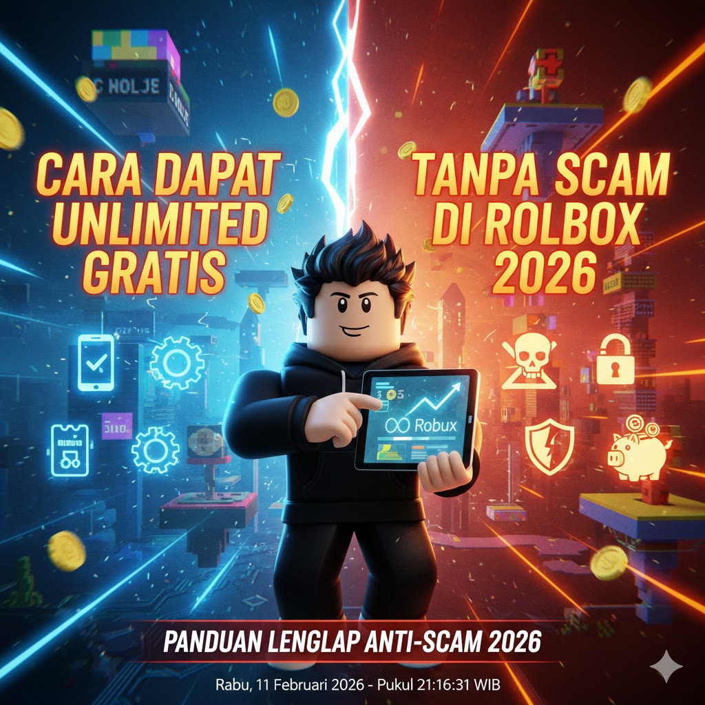 Cara Dapat Robux Unlimited Gratis Tanpa Scam di Roblox 2026