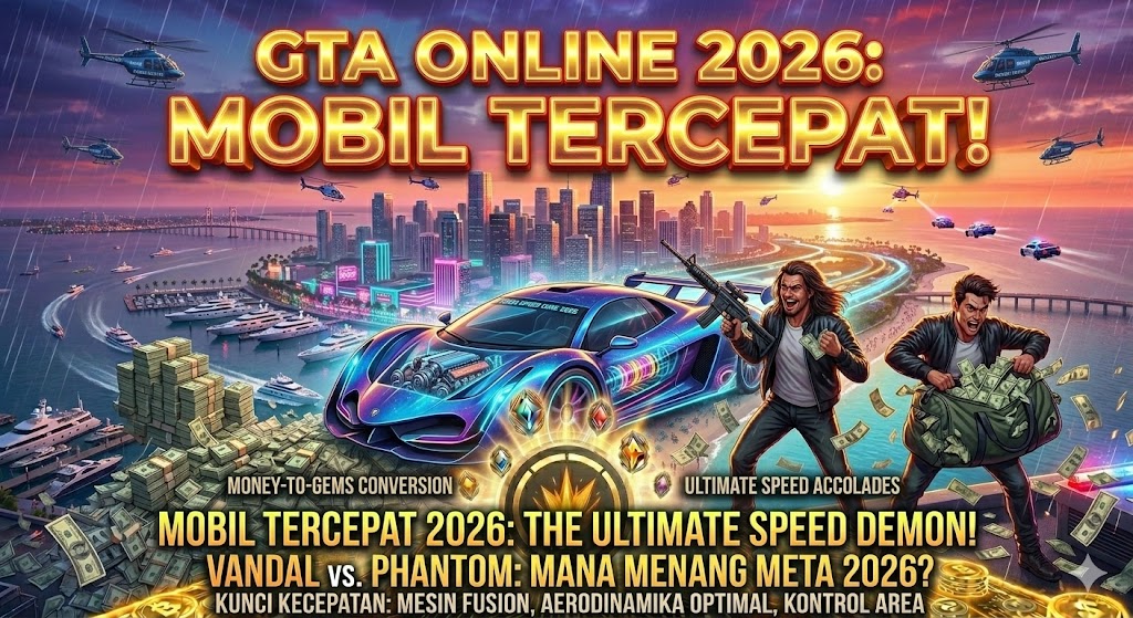 Mobil Tercepat GTA Online 2026: Speed Gila 400+ KMH!