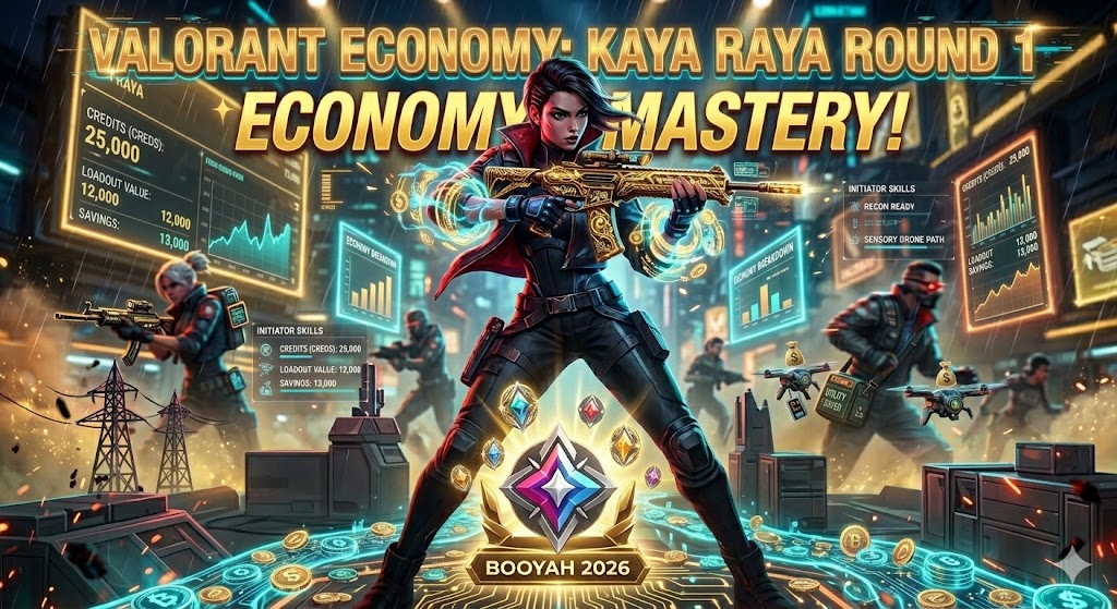 Valorant Economy: Kaya Raya Round 1 Booyah Mudah!