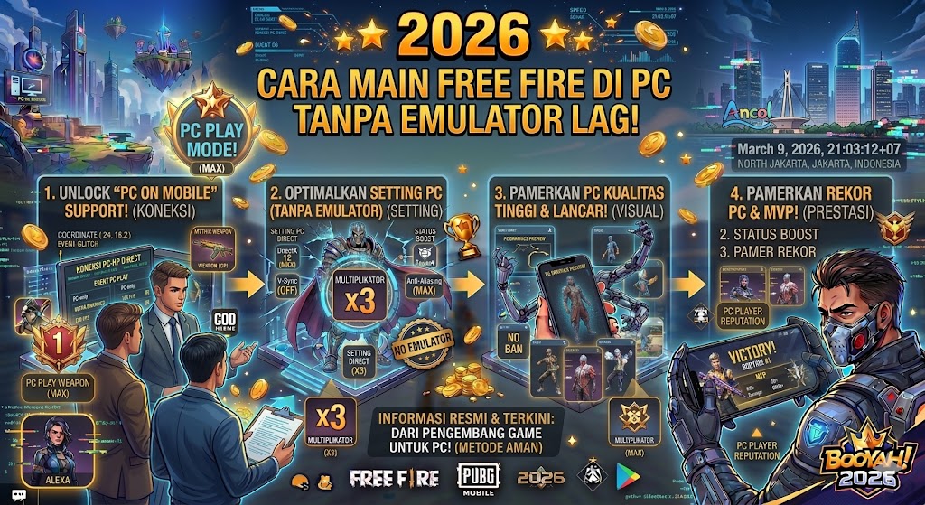 Cara Main Free Fire di PC Tanpa Emulator Lag!